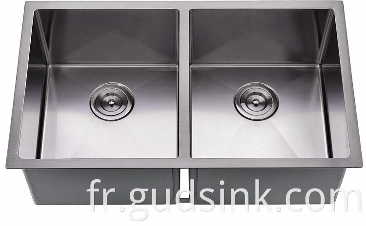 double bowl kitchen sink